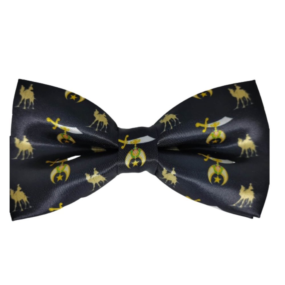Shriner Bow tie, NEW! Shriner Convention bow tie, MENS!  Black Shriners bow tie